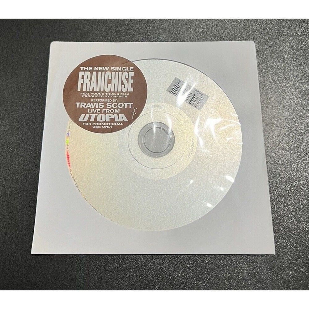 TRAVIS SCOTT FRANCHISE PROMO CD SINGLE EXTREMELY LIMITED NEW IN PACKAGING